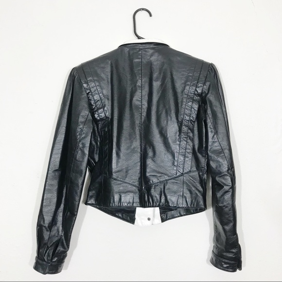 Vintage | Leather Jacket in Black and White - Picture 8 of 8
